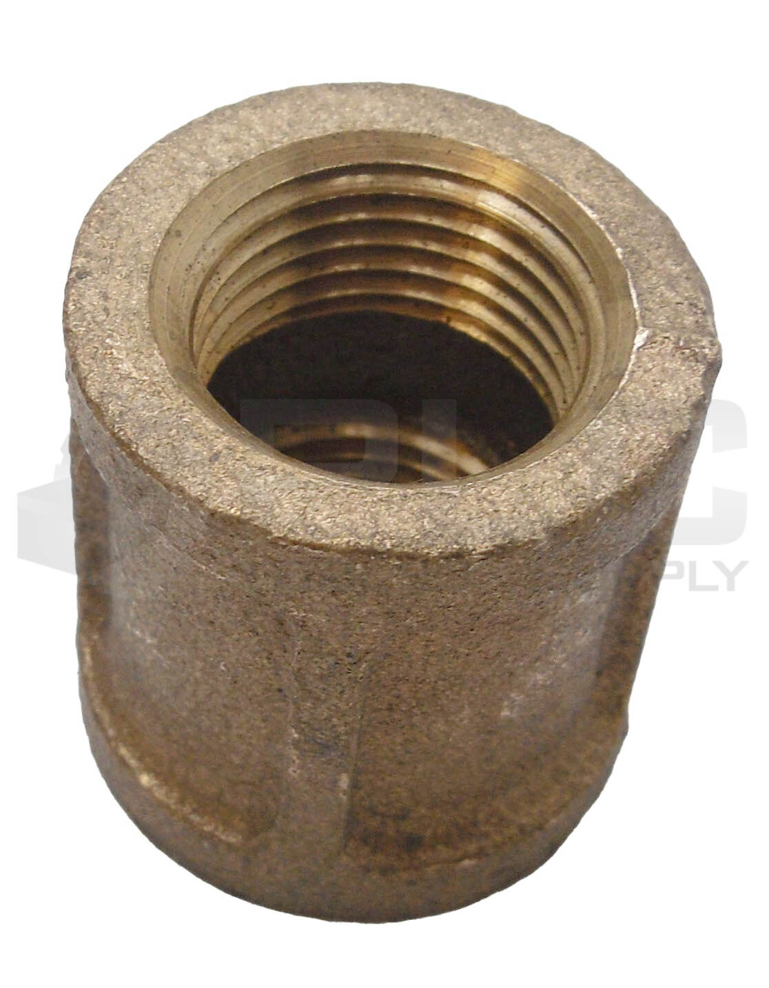 LOT OF 6 NEW 3/4″ BRASS STRAIGHT CONNECTOR FITTING FEMALE THREAD