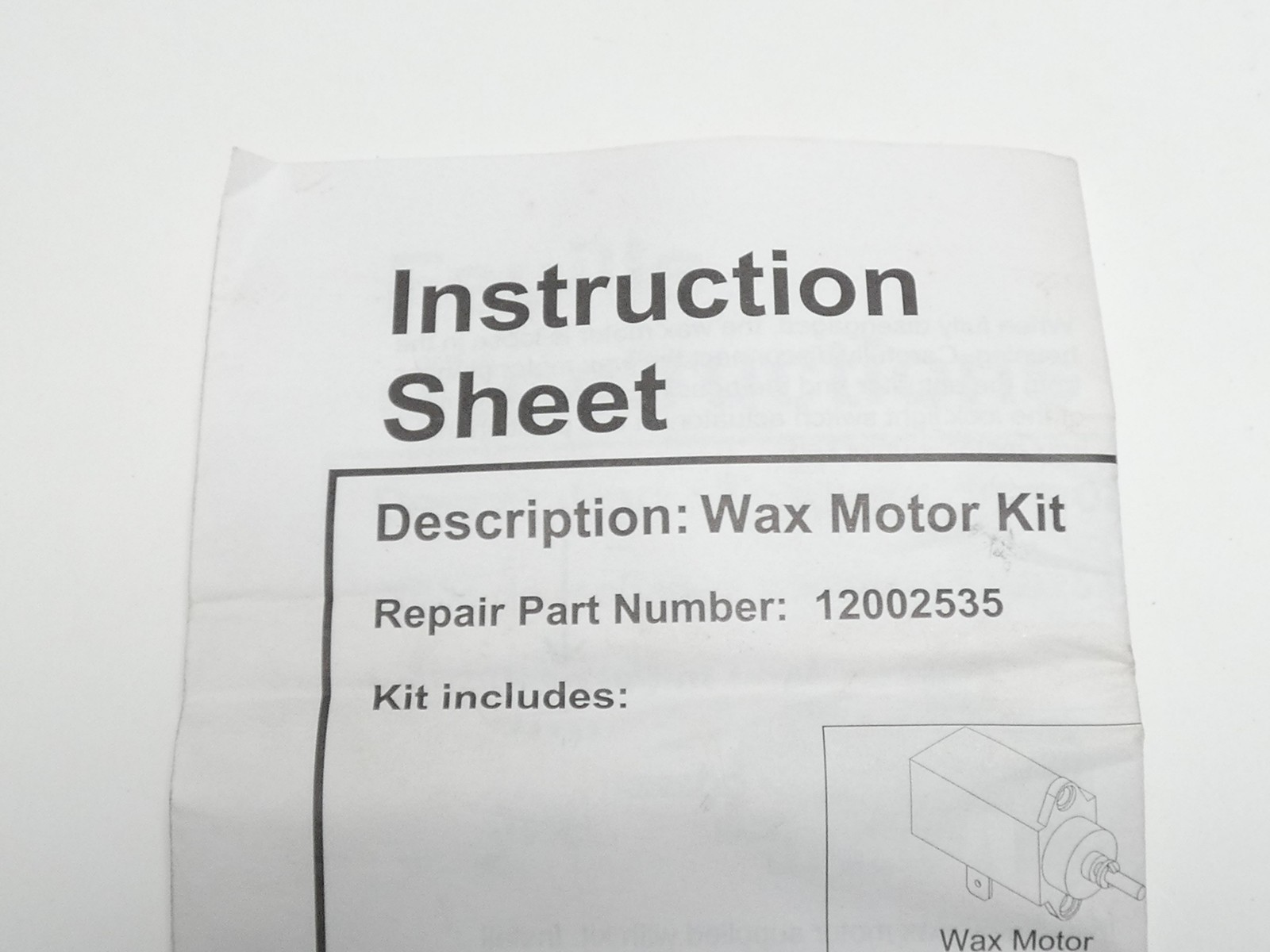 *Box of 3* Maytag 12002535 Washer Wax Motor Kit – NEW Surplus!