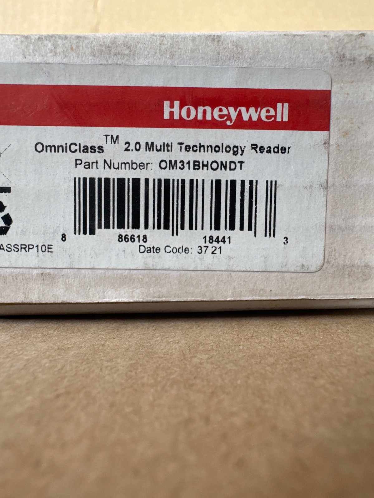 Honeywell OM31BHONDT 900PTNTEK0045M-H001 OmniClass 2.0 Multi Technology Reader