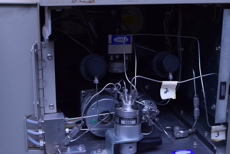 AB APPLIED BIOSYSTEMS 120A ANALYZER WITH CHART RECORDER