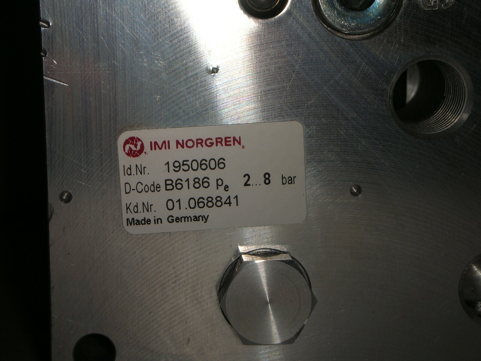 IMI NORGREN 1950606 Extended Range Control Unit, NOS!