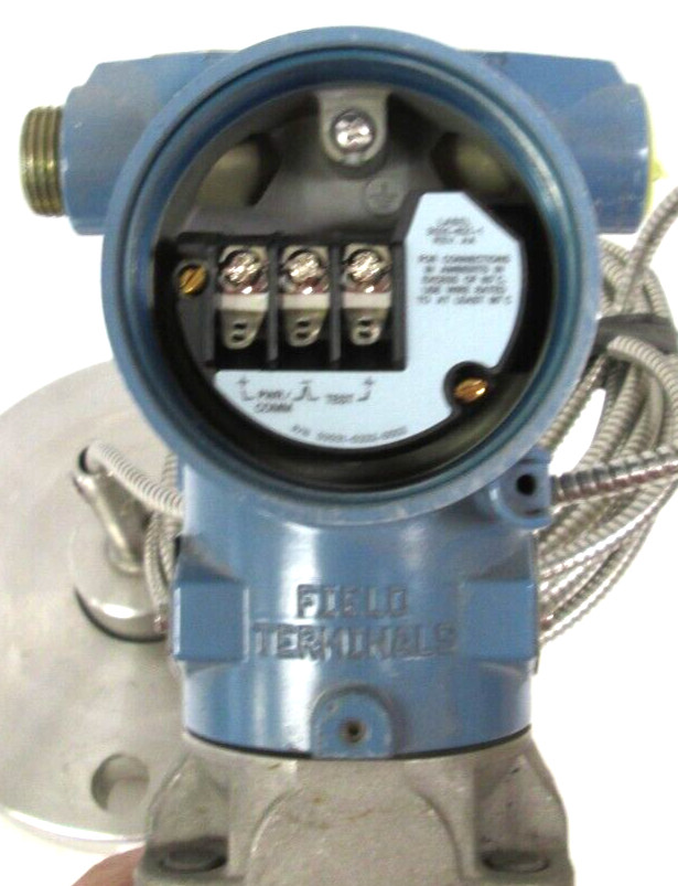ROSEMOUNT SMART TRANSMITTER, HART, 3051CD2A22A1AS2B4M5K5, 3″ 150 FLANGE, SURPLUS