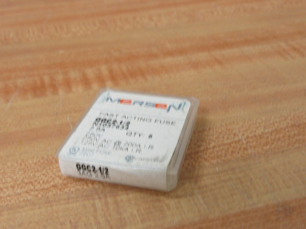 Mersen GGC2-1/2 Fast Acting Mini Fuse GGC212 (Pack of 20)