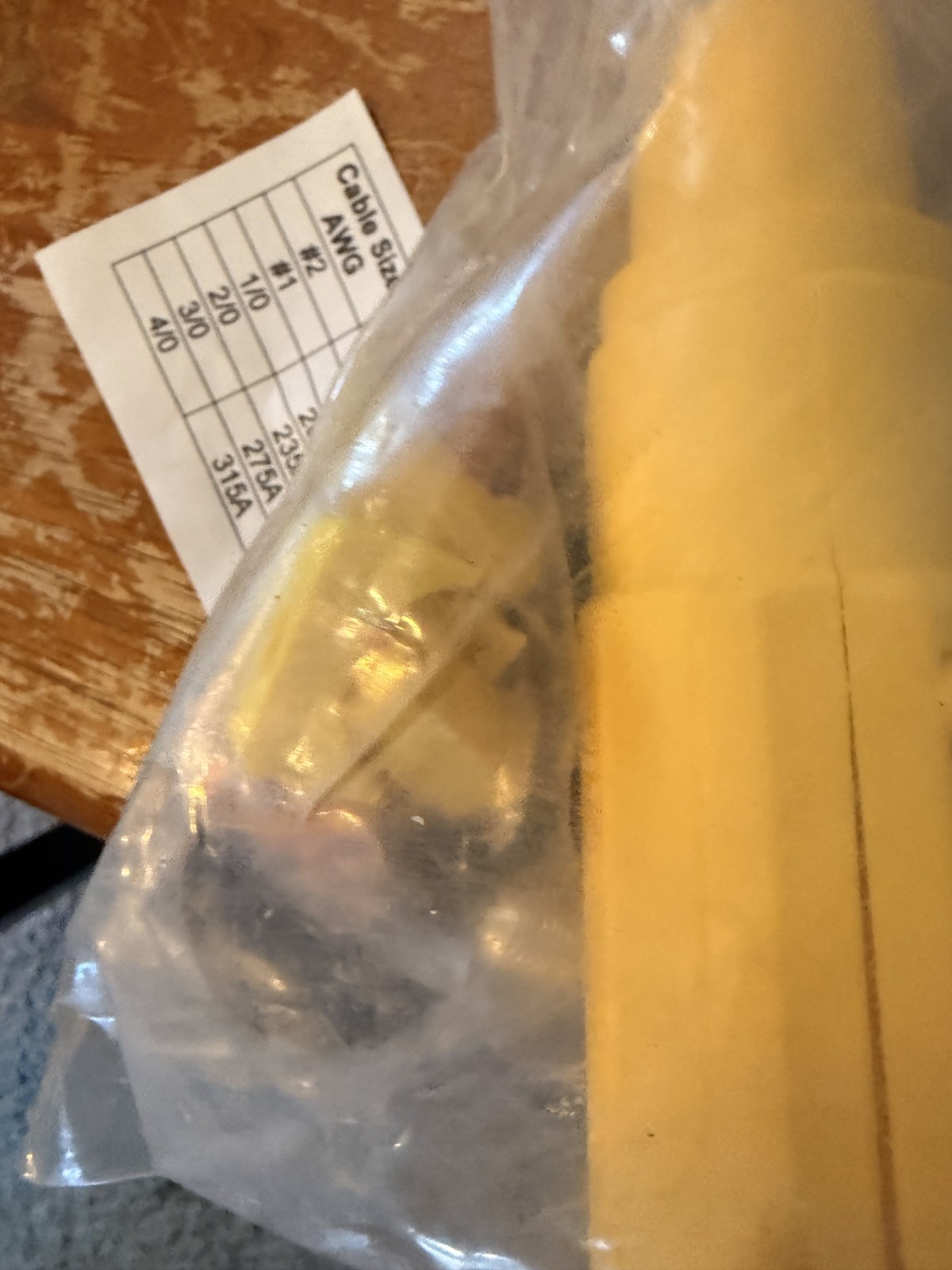 NEW Advanced Devices Inline Female Connector Kit Yellow # CL40F CL40FB – H
