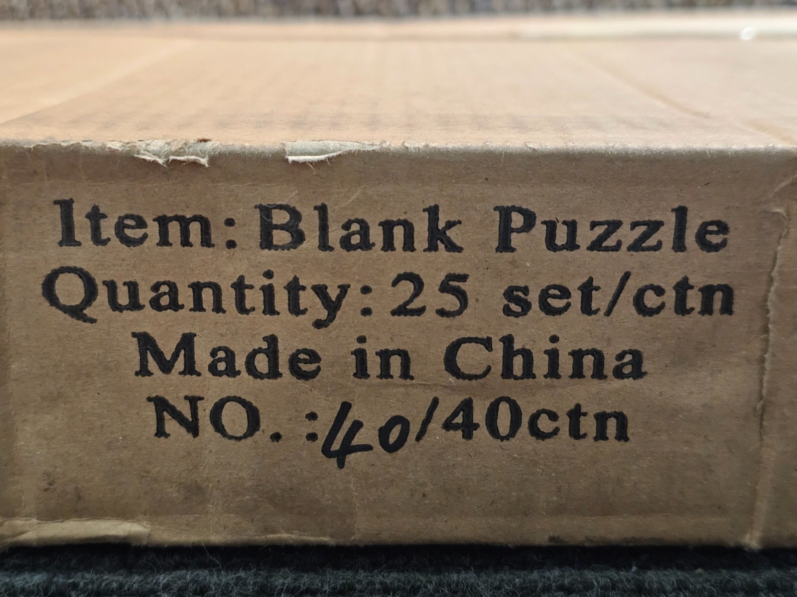 (QTY 25) Plain Blank Puzzle 27″ x 20” for DIY Painting, Art and Craft Projects