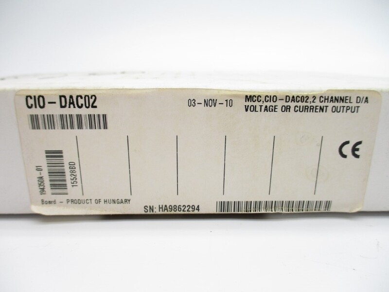 MEASUREMENT COMPUTING CIO-DAC02 NUPI