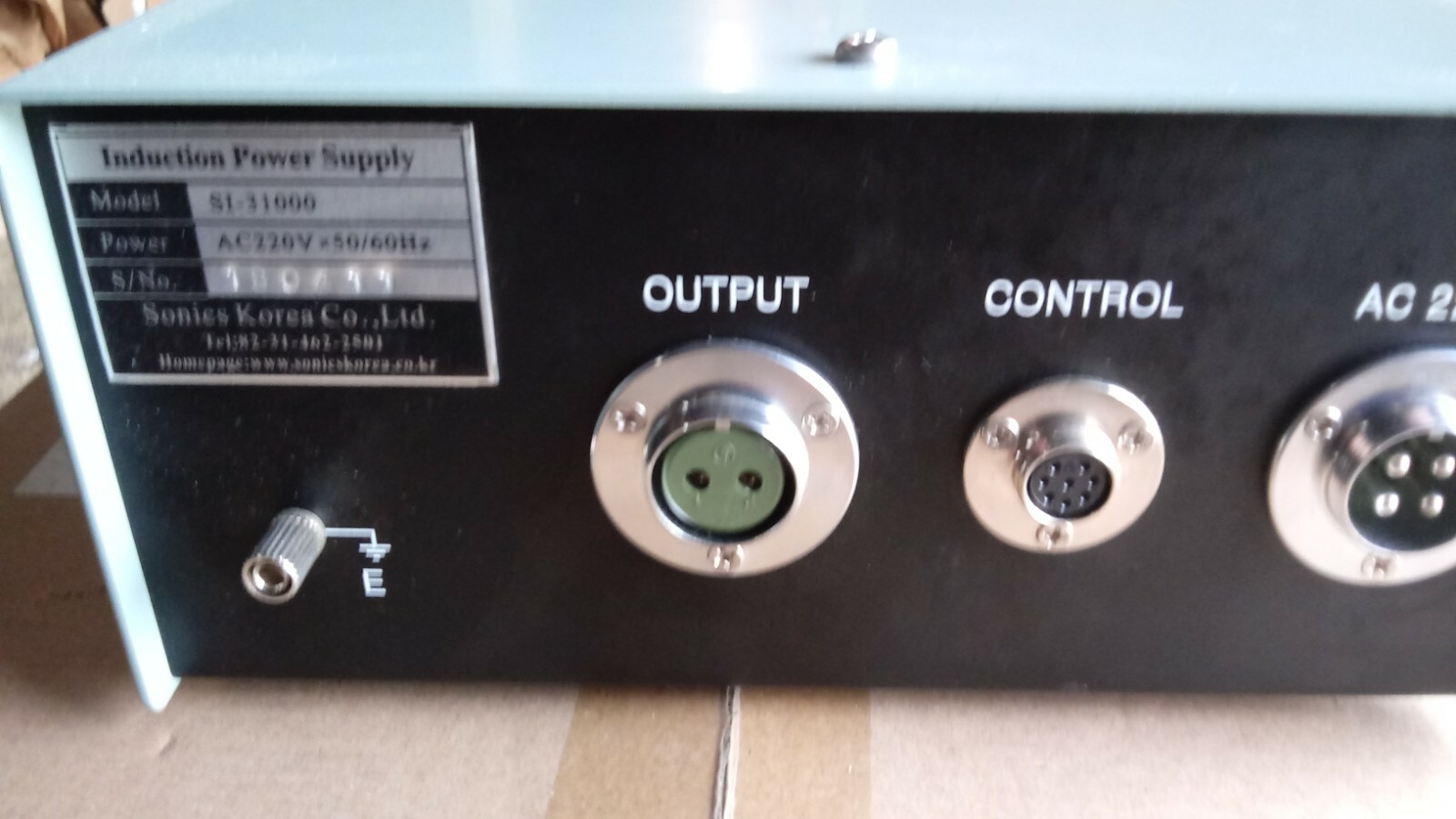30 day WARRANTY Sonics Korea SI-31000 Induction Power Supply NO CABLES