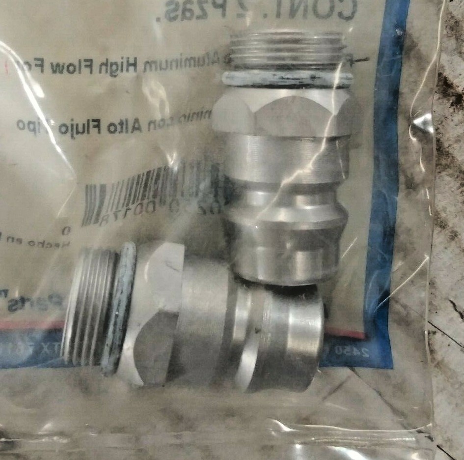 1 NEW SANTECH MT0178 2PK SERVICE VALVE NIP ***MAKE OFFER***