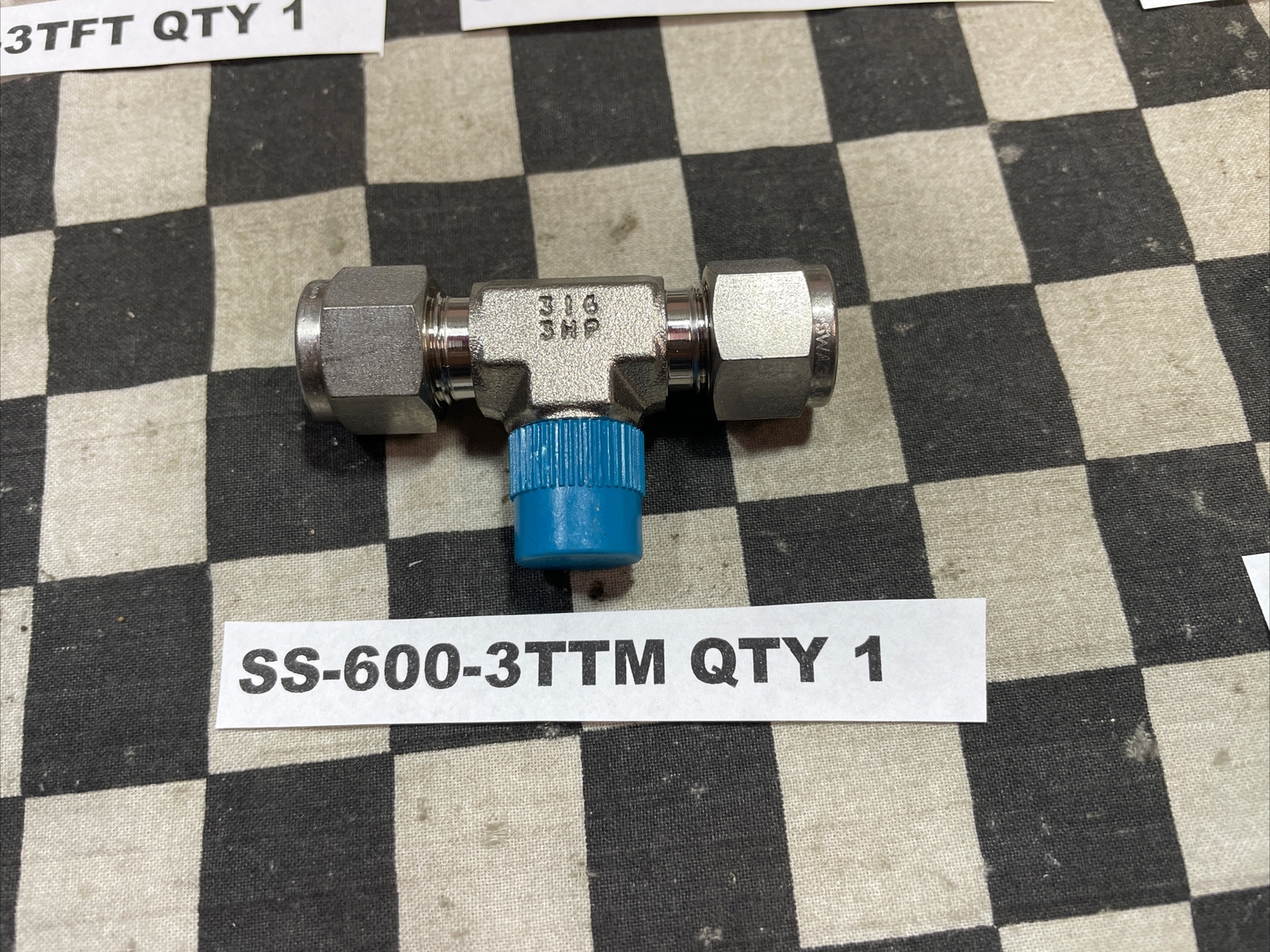 SS-400-3-4TTM SS-600-3TTM SS-400-3TTF SS-400-3-4TFT SS-600-3TFT LOT OF 6#1639F21
