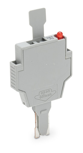 WAGO 281-512/281-501 Fuse plug – with pull-tab – for miniature metric fuses 5…
