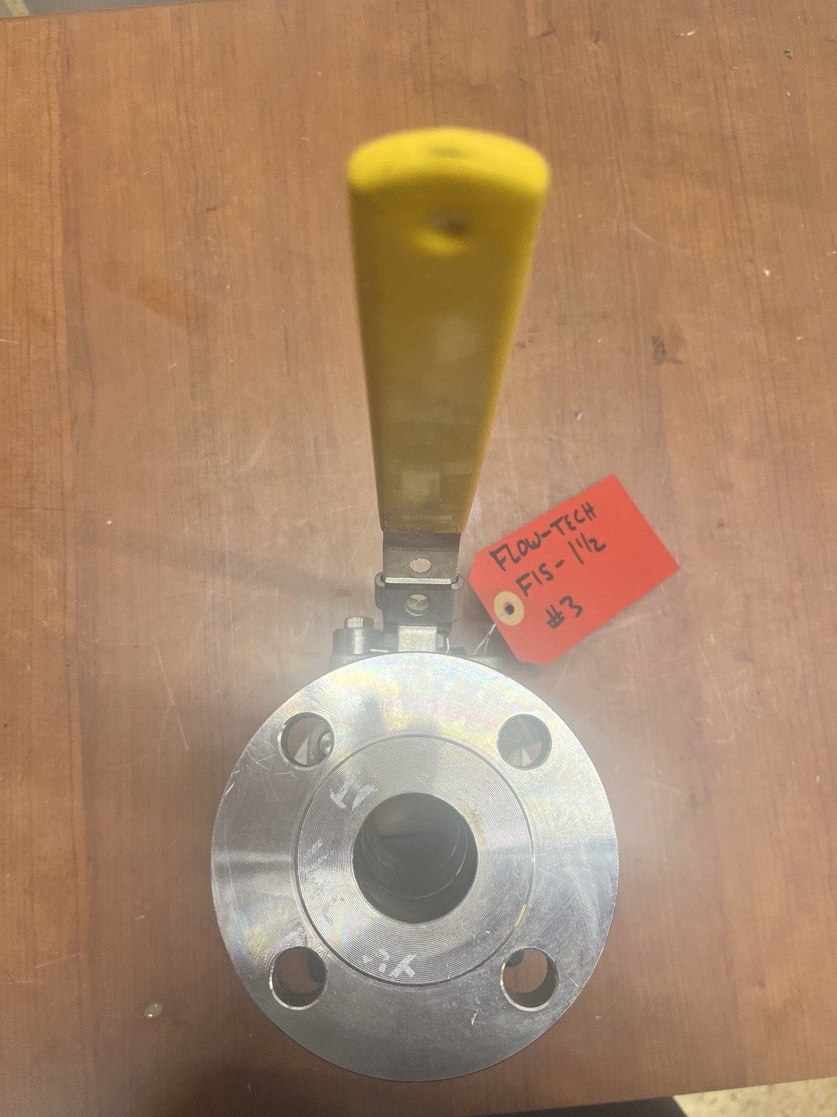 FLOW-TEK SS F15 1-1/2″ stainless VALVE 1-1/2-150 CF8M TFM-1600 275PSI 316 flange