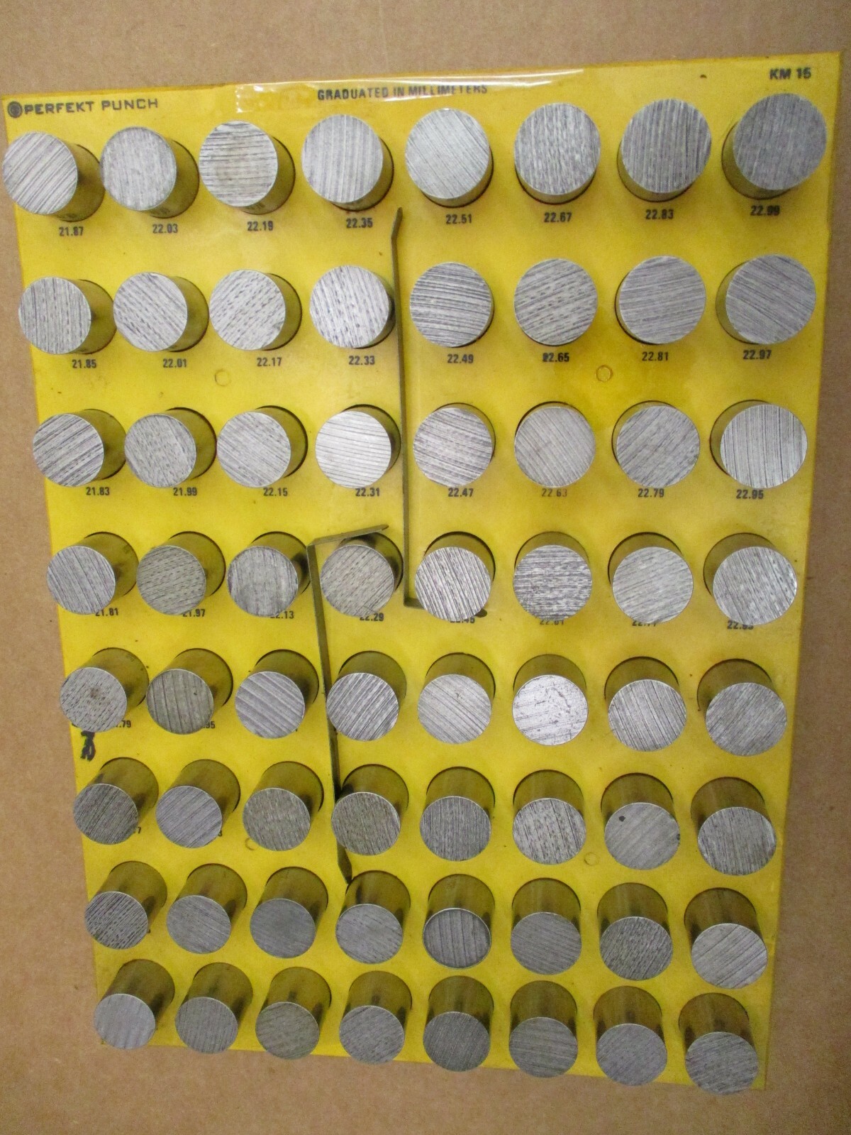 Pin Gauge Perfekt Punch Graduated in Millimeters KM15 A2584DH