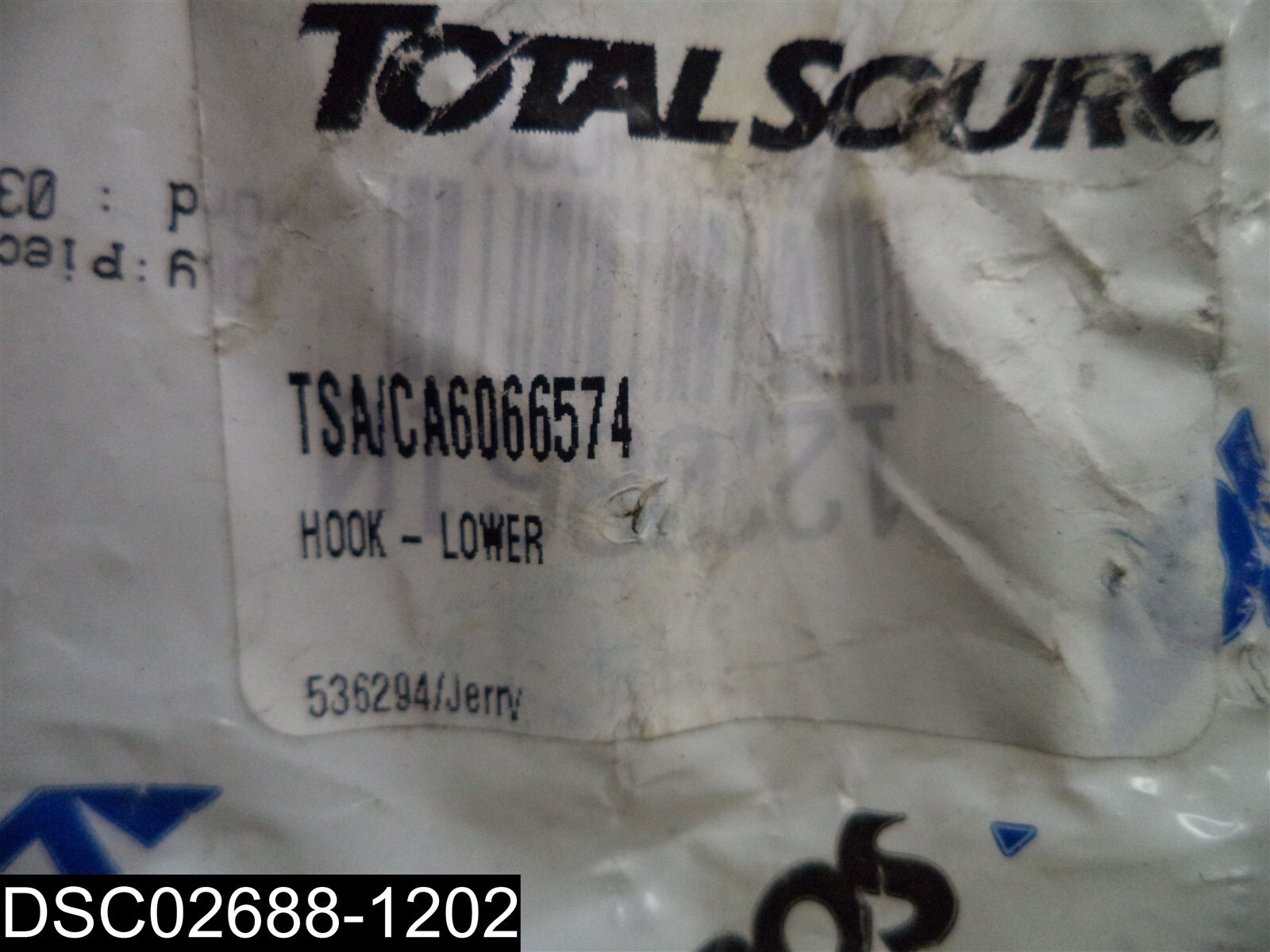 TSA/ CA6066574 Total Source Lower Hook
