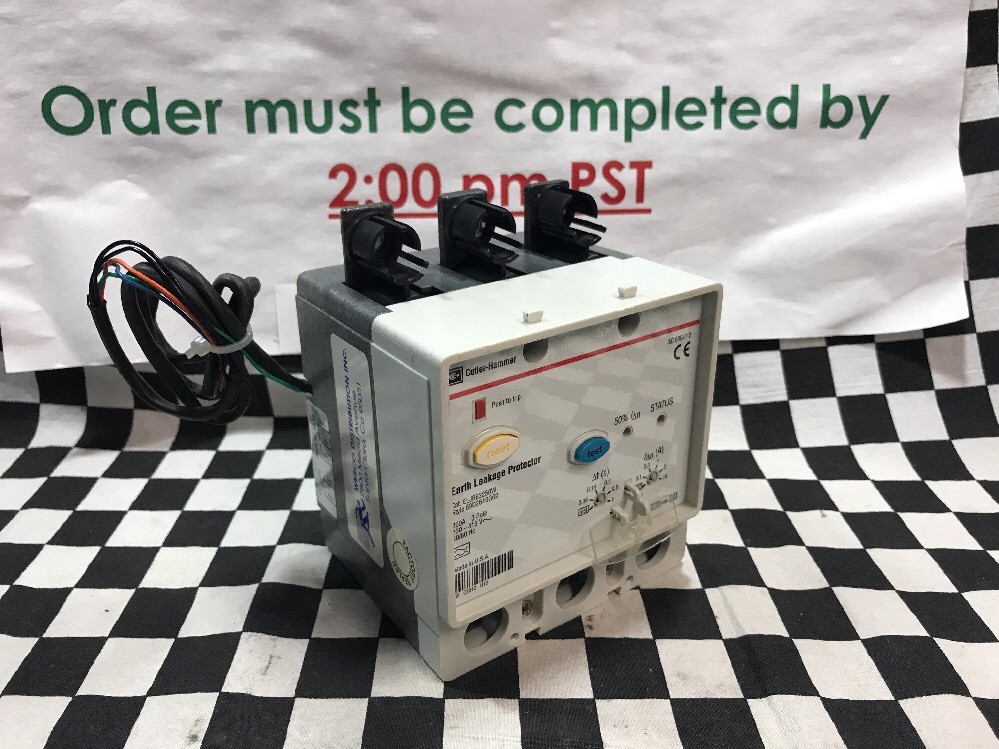 Cutler-Hammer Earth Leakage Protection, ELJBE3250W, SHIPSAMEDAY BOX A #108F2