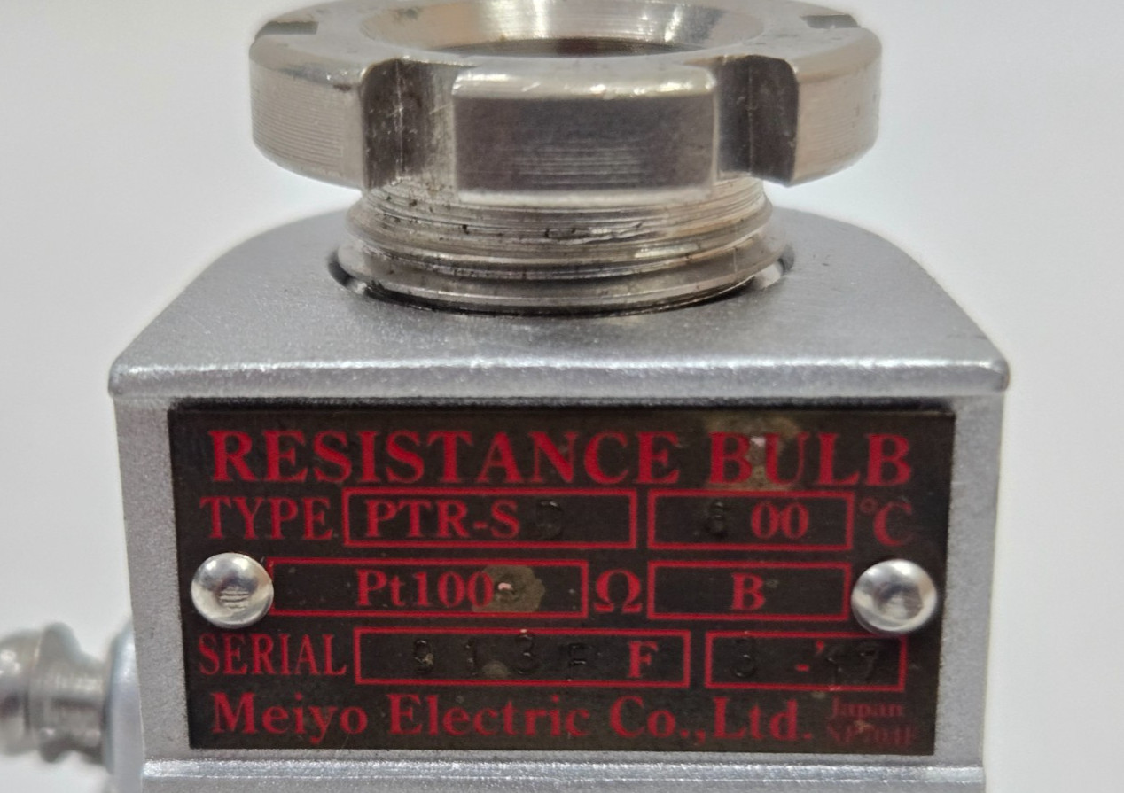 MEIYO ELECTRIC PTR-SD RESISTANCE BULB 600°C Pt100 Ω B 913FF 3-17