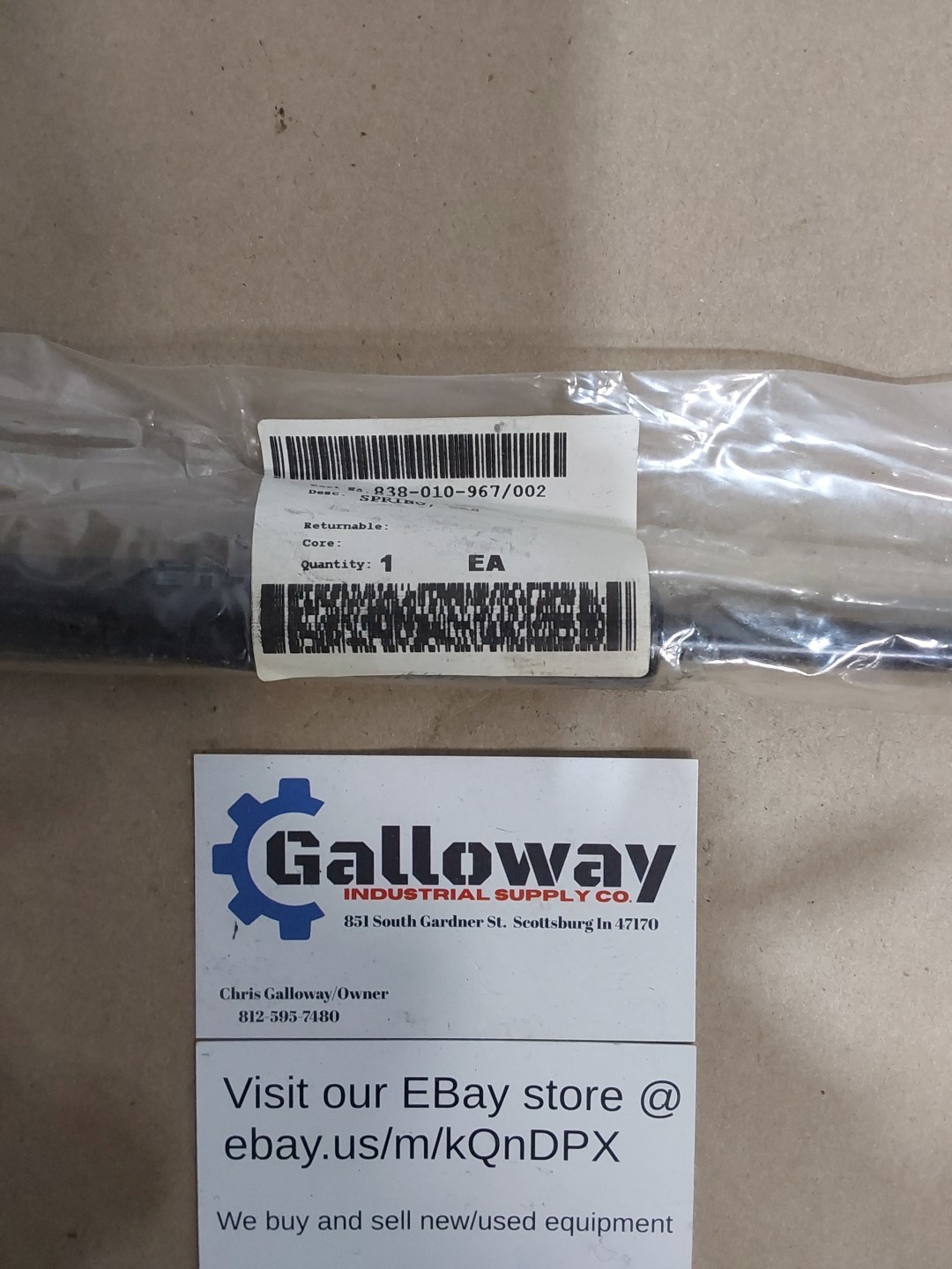 838-010-967/002 Gas Spring Kit For Raymond