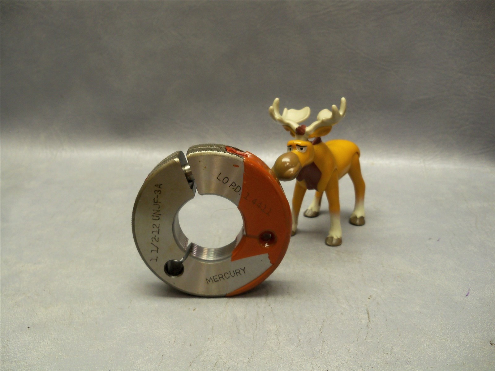 Mercury 1-1/2-12 UNJF-3A NoGo Lo Threaded Ring Gage Gage#2