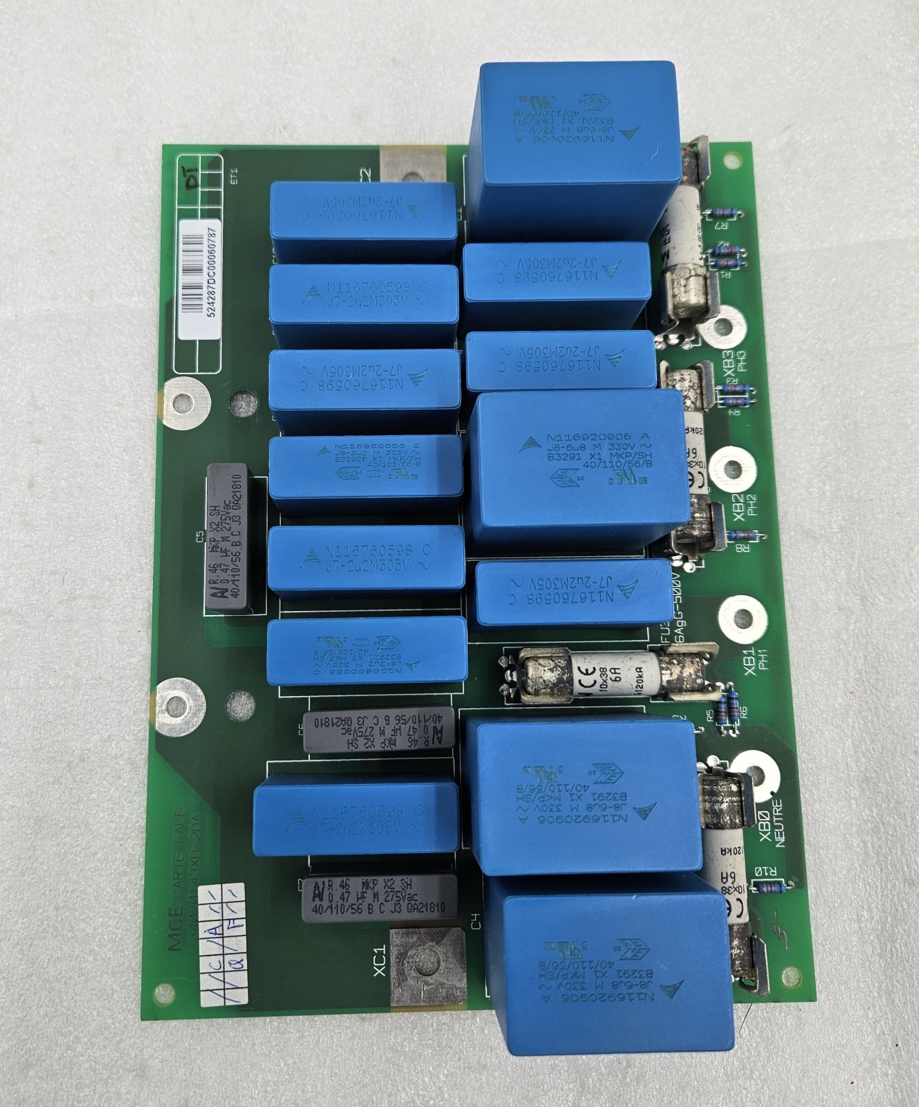 SCHNEIDER 0J-0P4287DC PCB ASSY FALE MGE CARTE FALE 34020143XD-1DA/2DA FAST SHIP