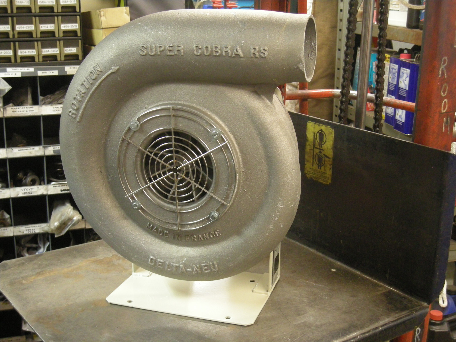 Delta Neu Super Cobra RS Aluminum Blower Type 61001372 90mm Outlet