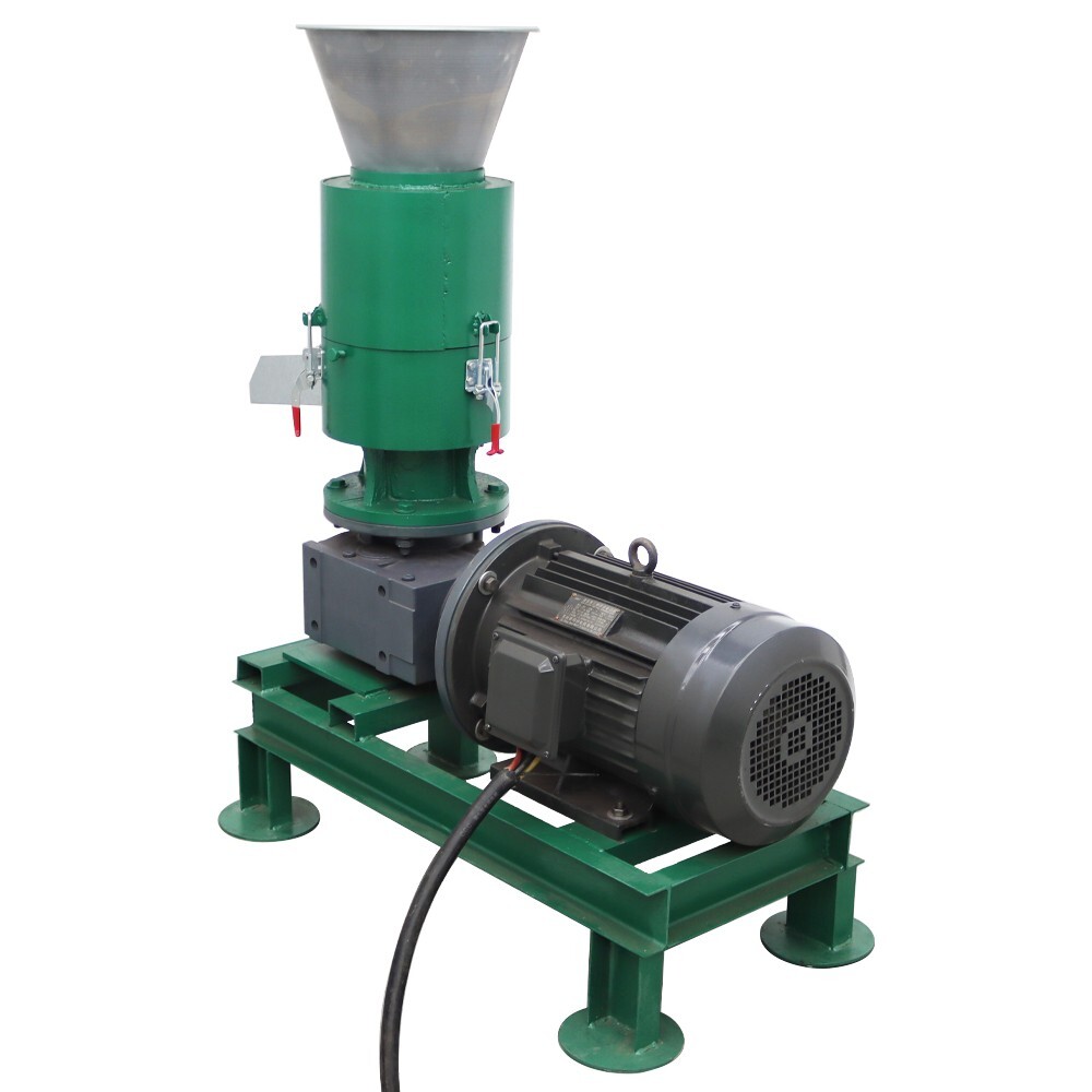 Electric Sawdust Pellet Mill Machine Wood/ Straw Pelletizer Granulator 220V
