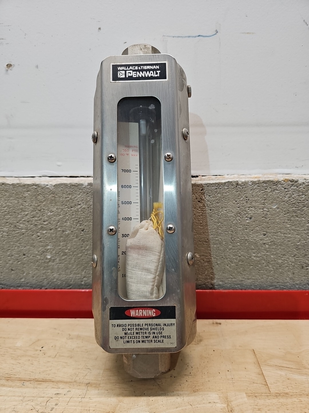 Wallace Tiernan Pennwalt Flow Meter used for Methanol 5210B02106XXI ☆NEW SURPLUS