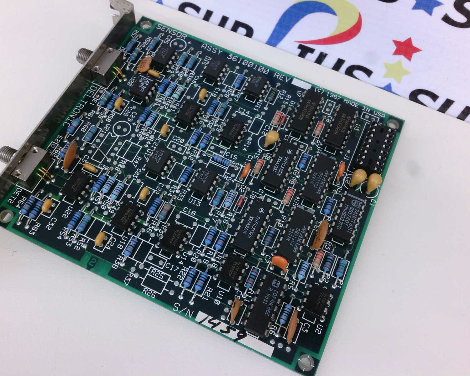 USSP Deltronic MPC-5 MPC5 36100100 Sensor Assembly Board PCB Card Display Lamp