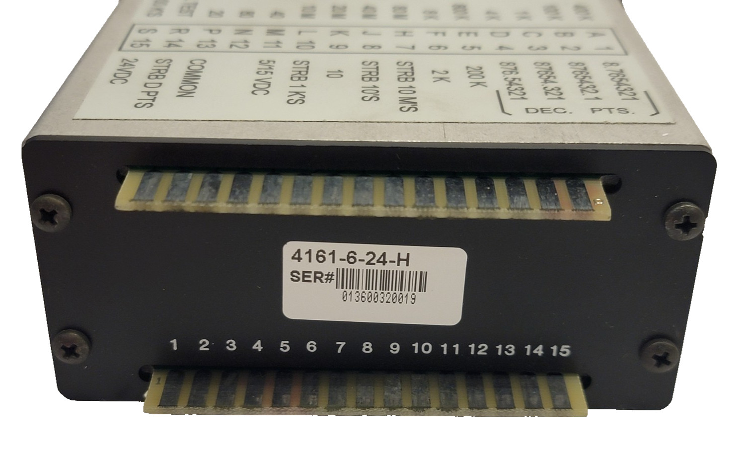 Greyline Total Power Operator Interface 4161-6-24-H LED Panel Display