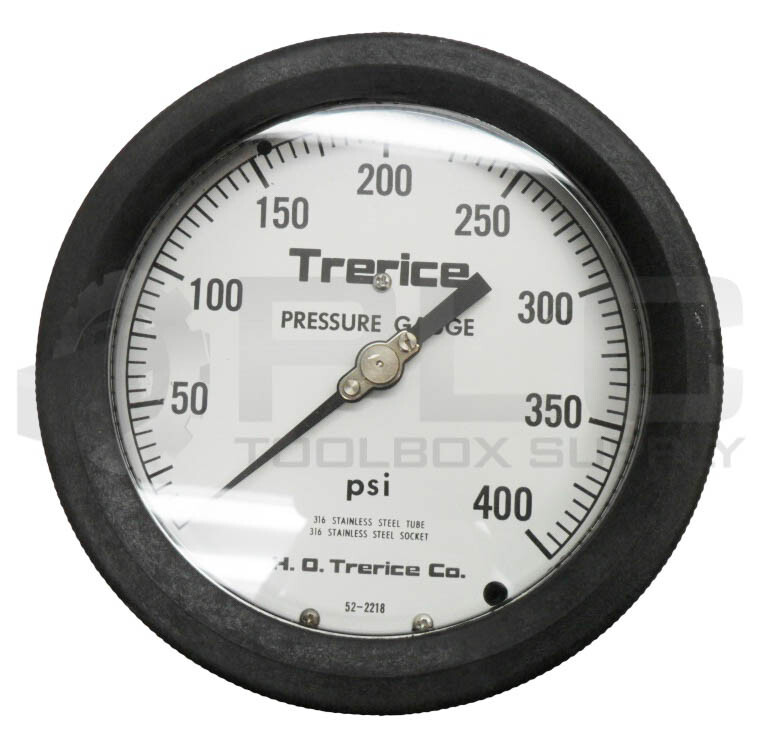 NEW TRERICE 52-2218 PRESSURE GAUGE 0-400PSI