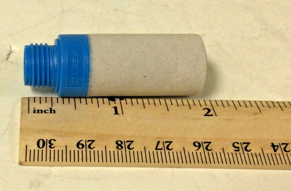 NEW, (LOT 2) FESTO UC-1/4 165004 SILENCER UC SERIES 0-10 BAR CONNECTION