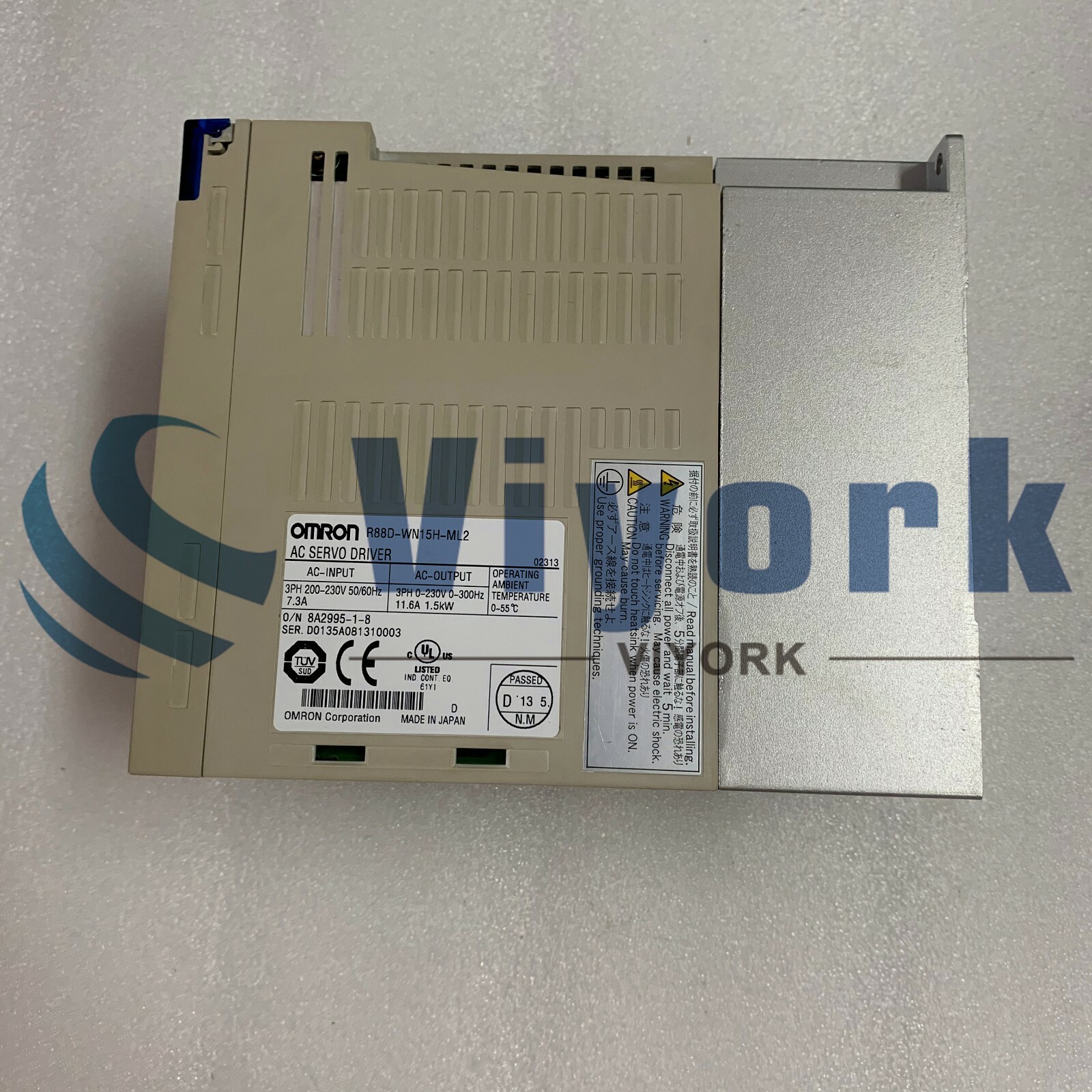 OMRON R88D-WN15H-ML2 SERVO DRIVE 200V 3PH 1.5KW ML2 NEW