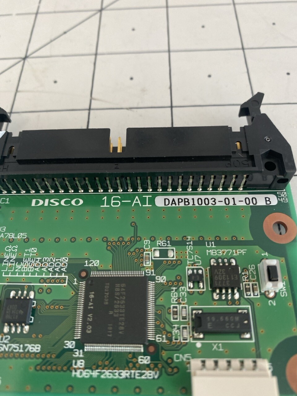 Disco Hi-Tec 16-AI PCB Board TEC-1VM PN: DAPB1003-01-00 REV:B
