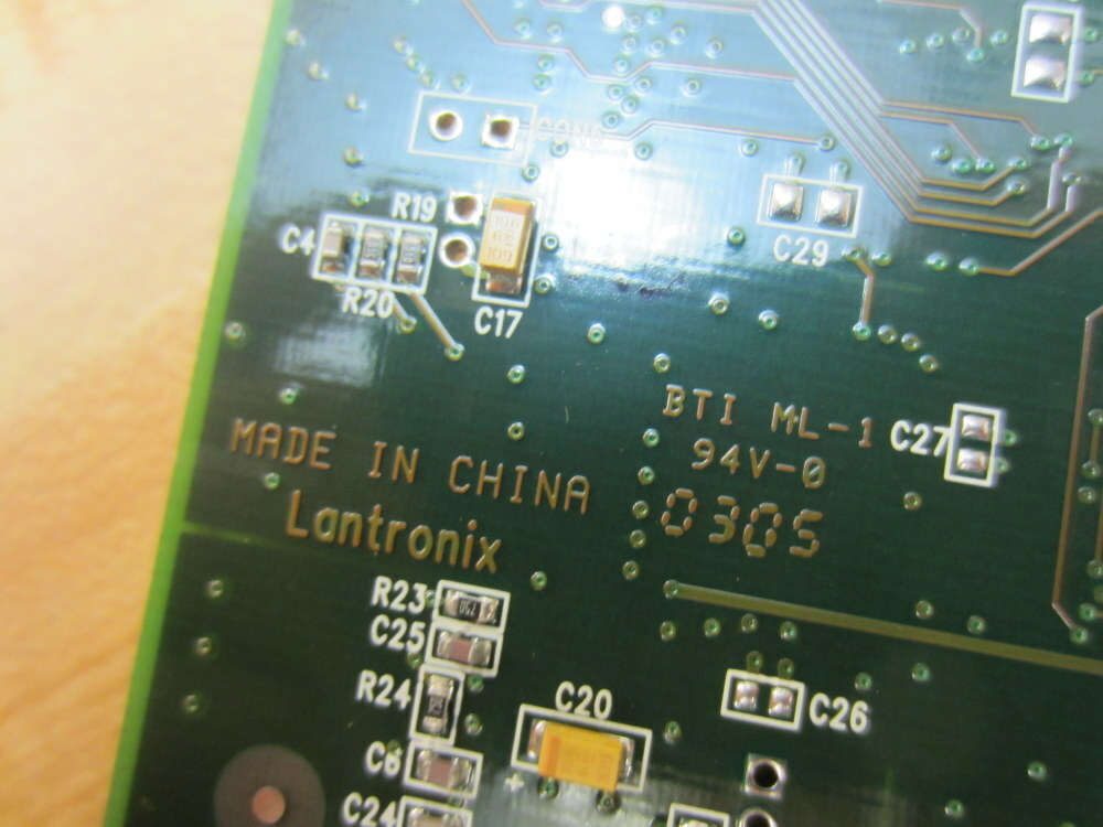 Lantronix CM100-E3333B Circuit Board CM100E3333B Rev.C11