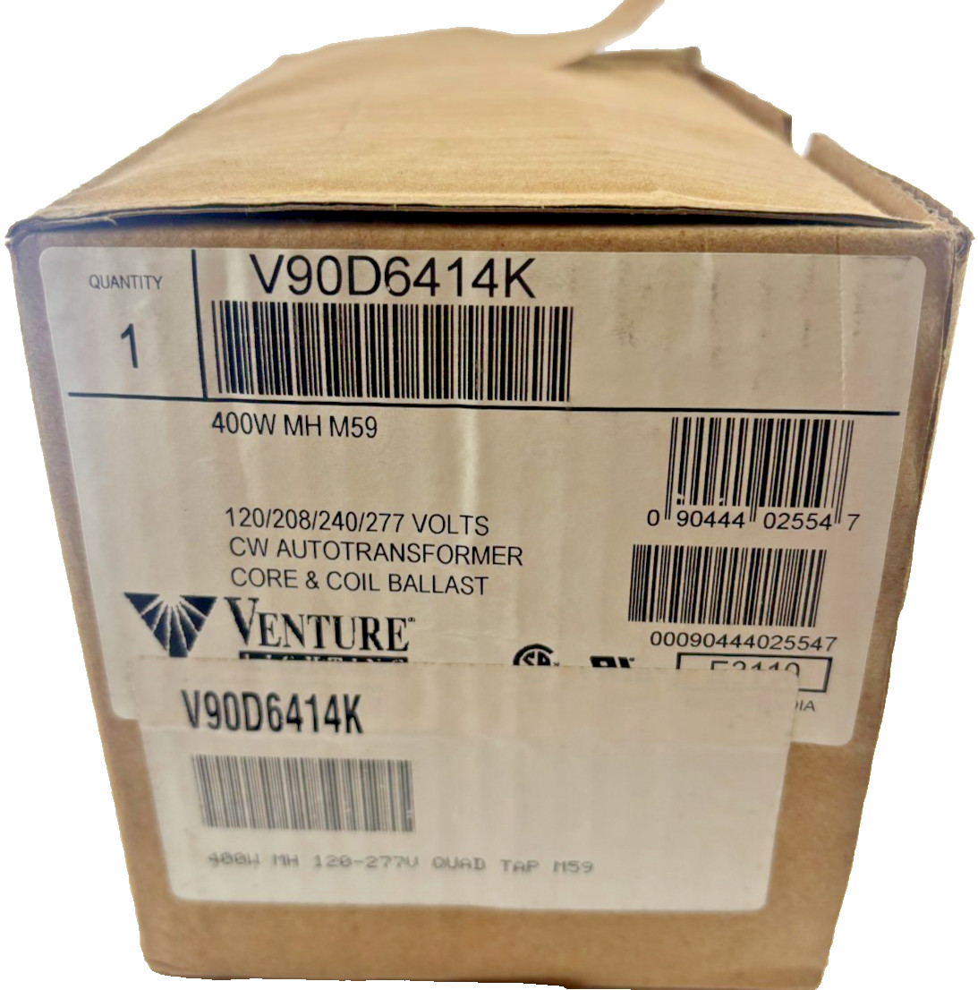 Venture V90D6414K Core & Coil Ballast 120/208/240/277V CW Autotransformer