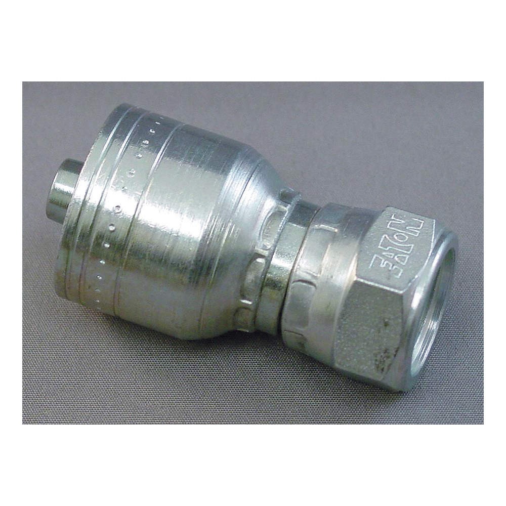 AEROQUIP 1A16DS10 Crimp Fitting,5/8″ I.D.,M30-2,F,Metric 16P860