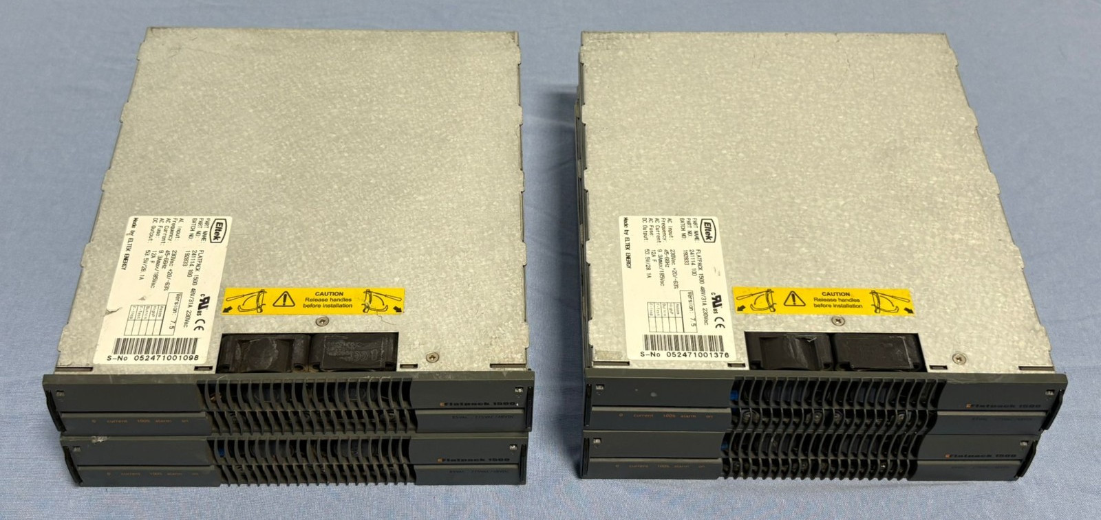 *LOT OF 4* Eltek Flatpack 1500 48V/31A Power Supply Rectifier Module 241114.100