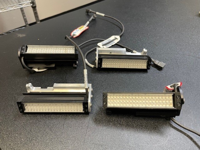 CCS Vision Light Bars and Bracket/Cable LDL2-80X16RD 24v DC Set of 3