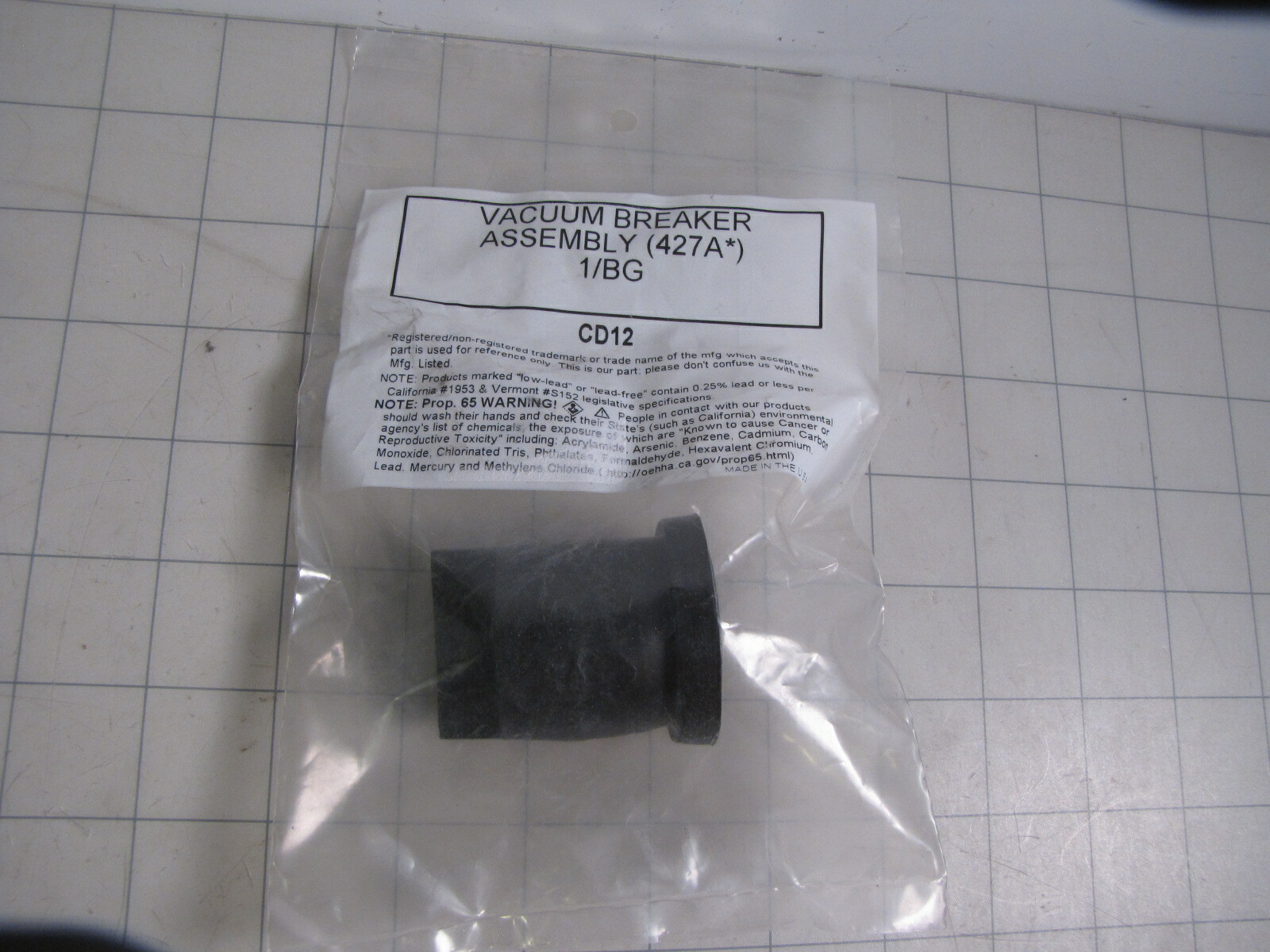 Vacuum Breaker Assembly 427A CD12 NEW