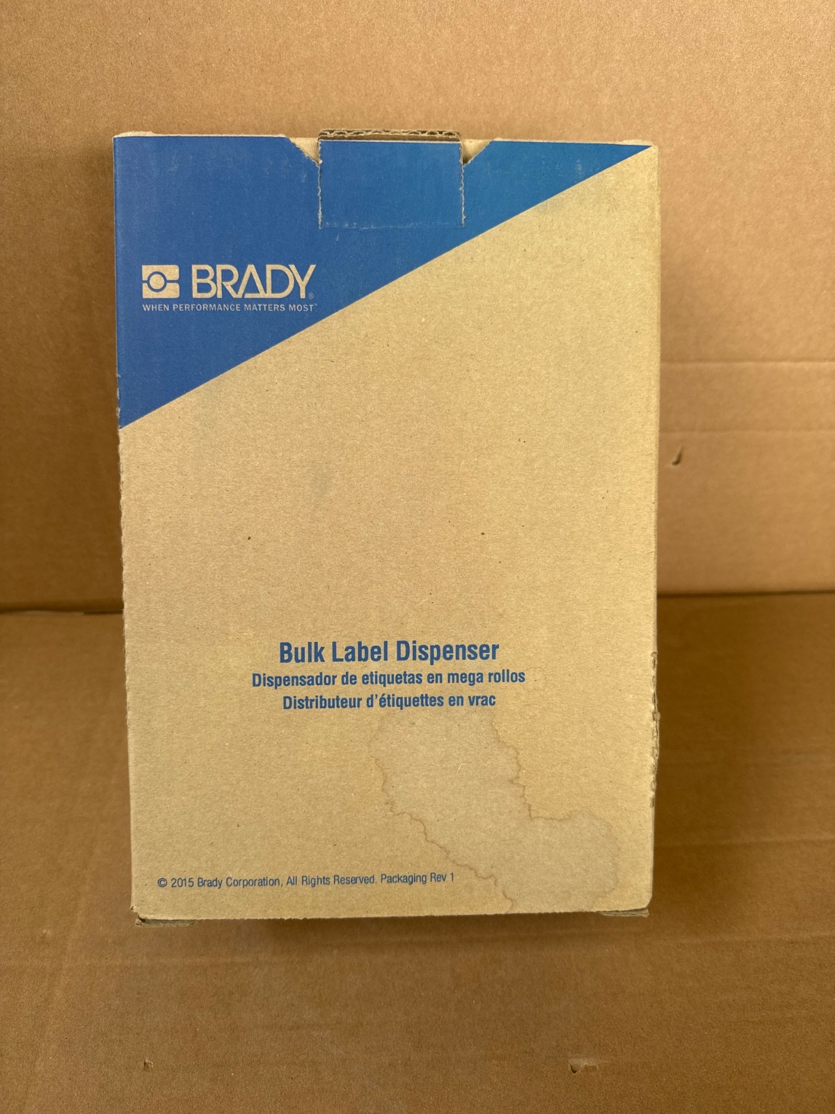 BRADY BPTL-31-427 Y4183733 B-427 Bulk Label Dispenser