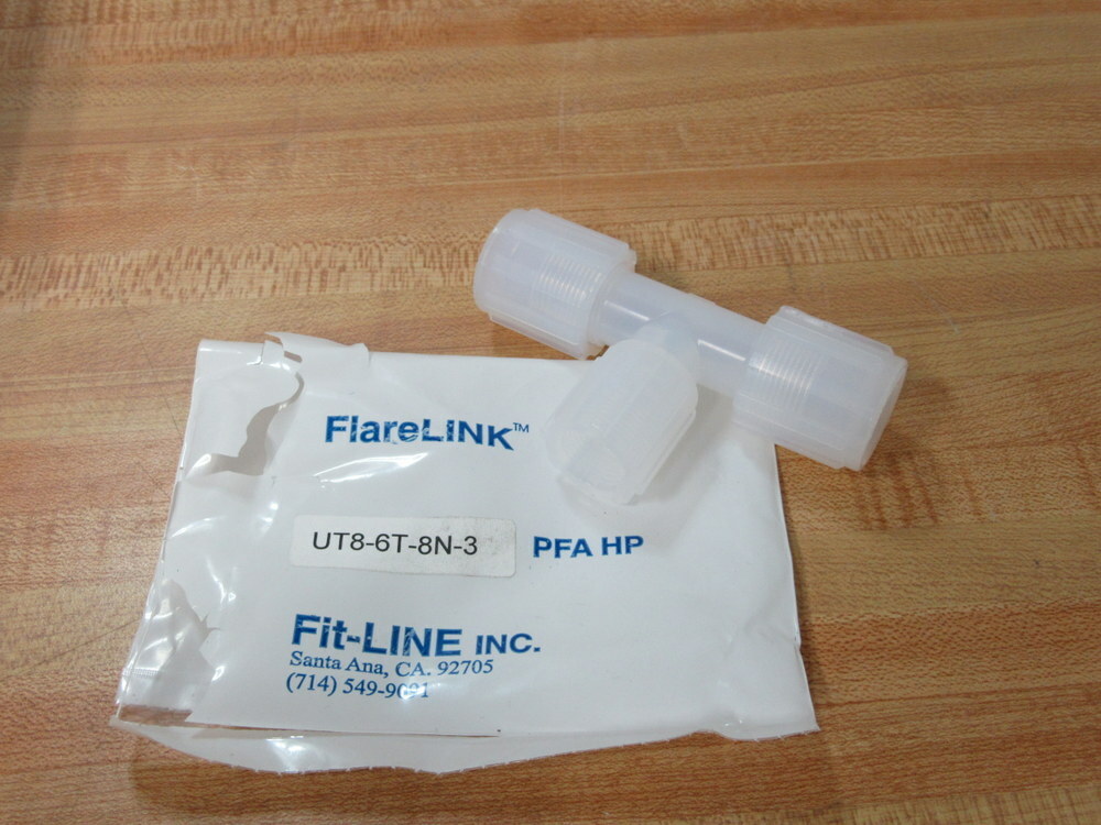 Fit-Line UT8-6T-8N-3 Union Tee UT86T8N3