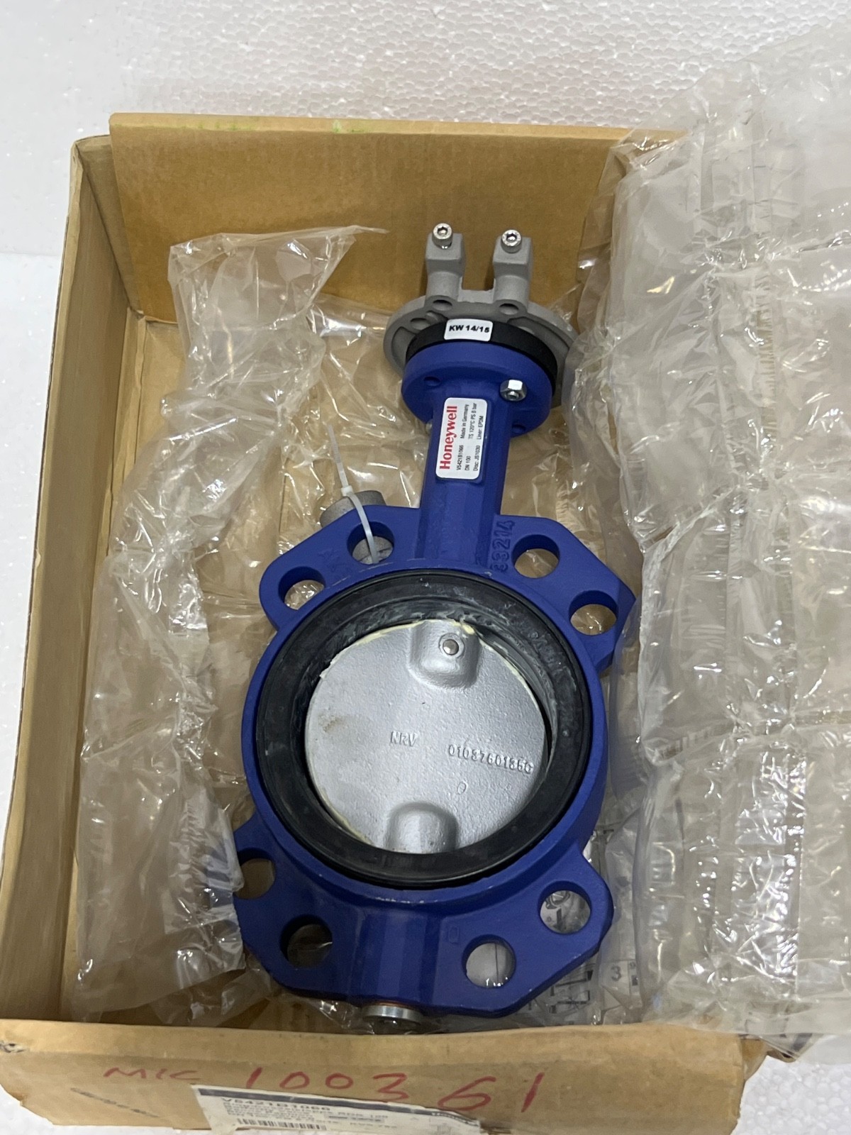 Honeywell V5421B1066 – BUTTERFLY VALVE DN100 KV763 PN6/10/16