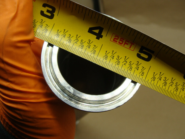 TRI-CLAMP SST SANITARY TUBE 15-1/8″ L X 1-3/8″ID X 2″ OD