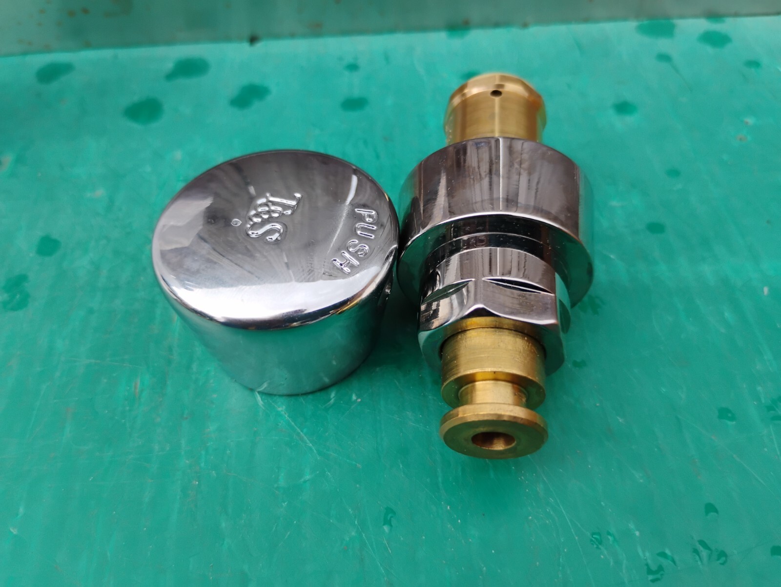 T&S Brass 238AB Metering Cartridge with Blank Push Button, 3.14 gpm
