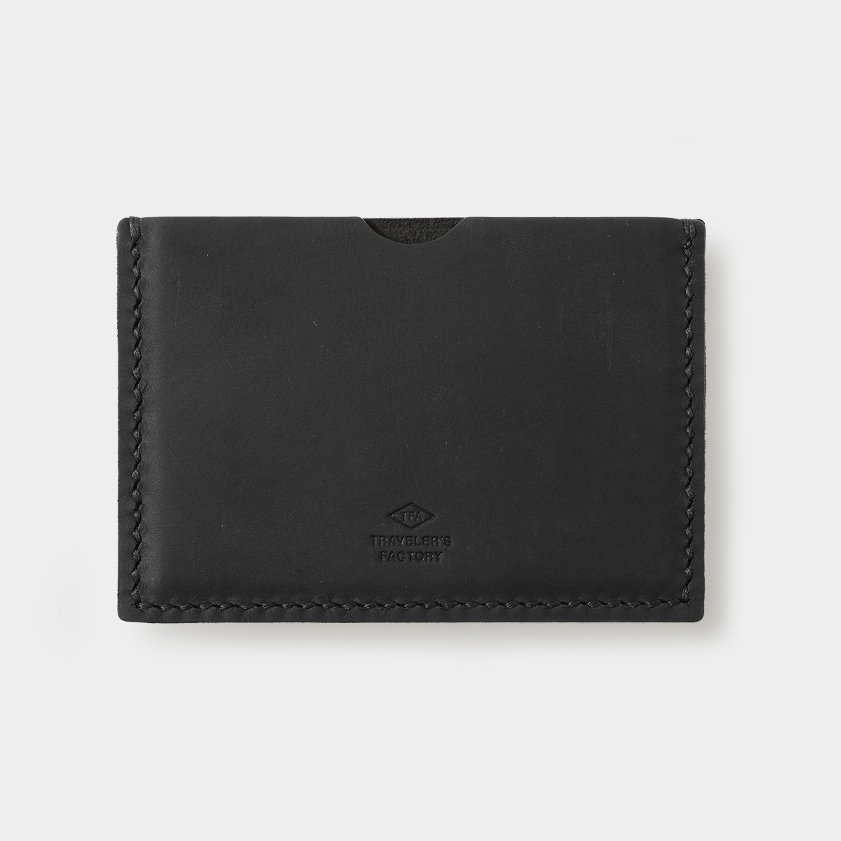 Traveler’s Factory TF Leather Passport Case Black (07100652) Official Japan NEW