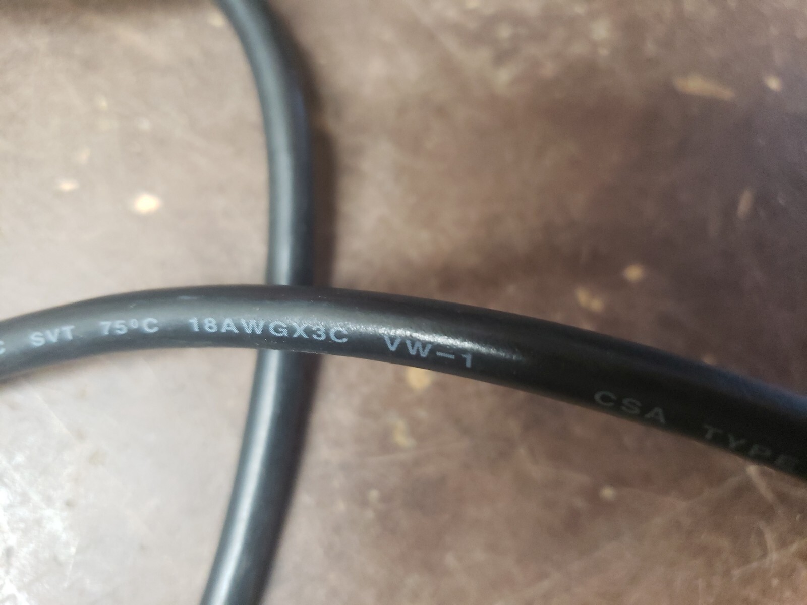 I-Sheng Power Cord Cable SP-305 E55493 *FREE SHIPPING*