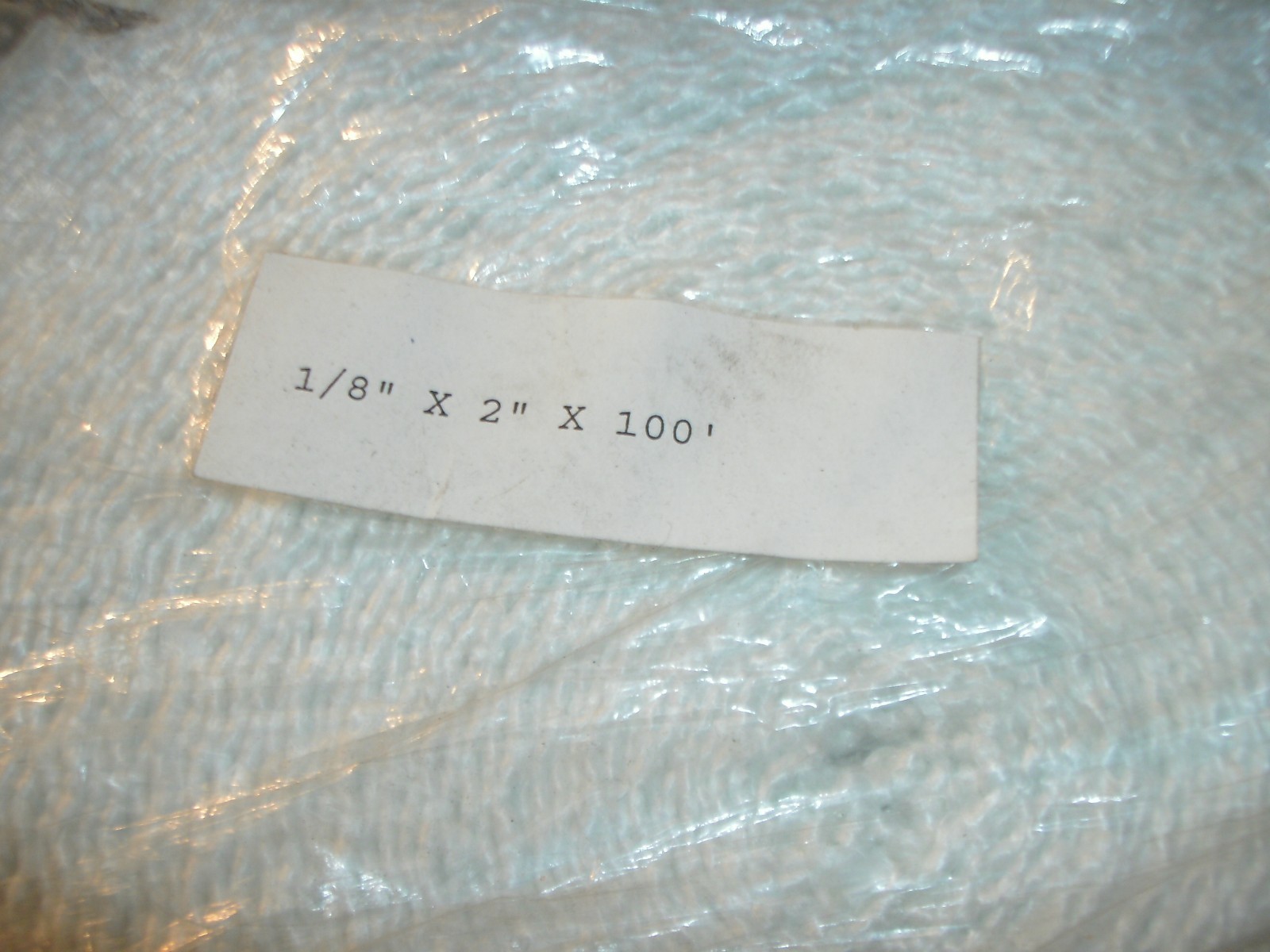 1/8″ X 2″ X 100′ FIBERGLASS FLAT SEAL GASKET / WOOD STOVE DOOR GASKET