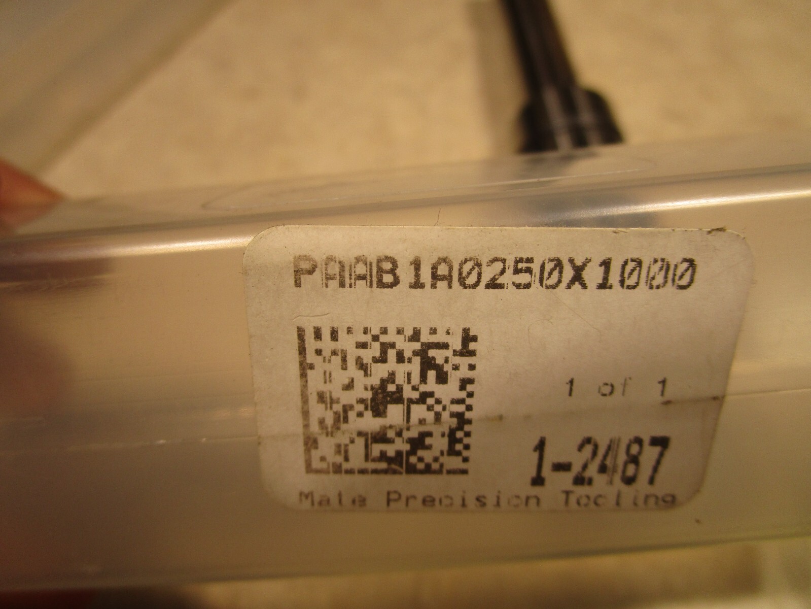 MATE PRECISION TOOLING PAAB1A0250X1000, .250″X1.000″ PIERCE PUNCH, Q0133