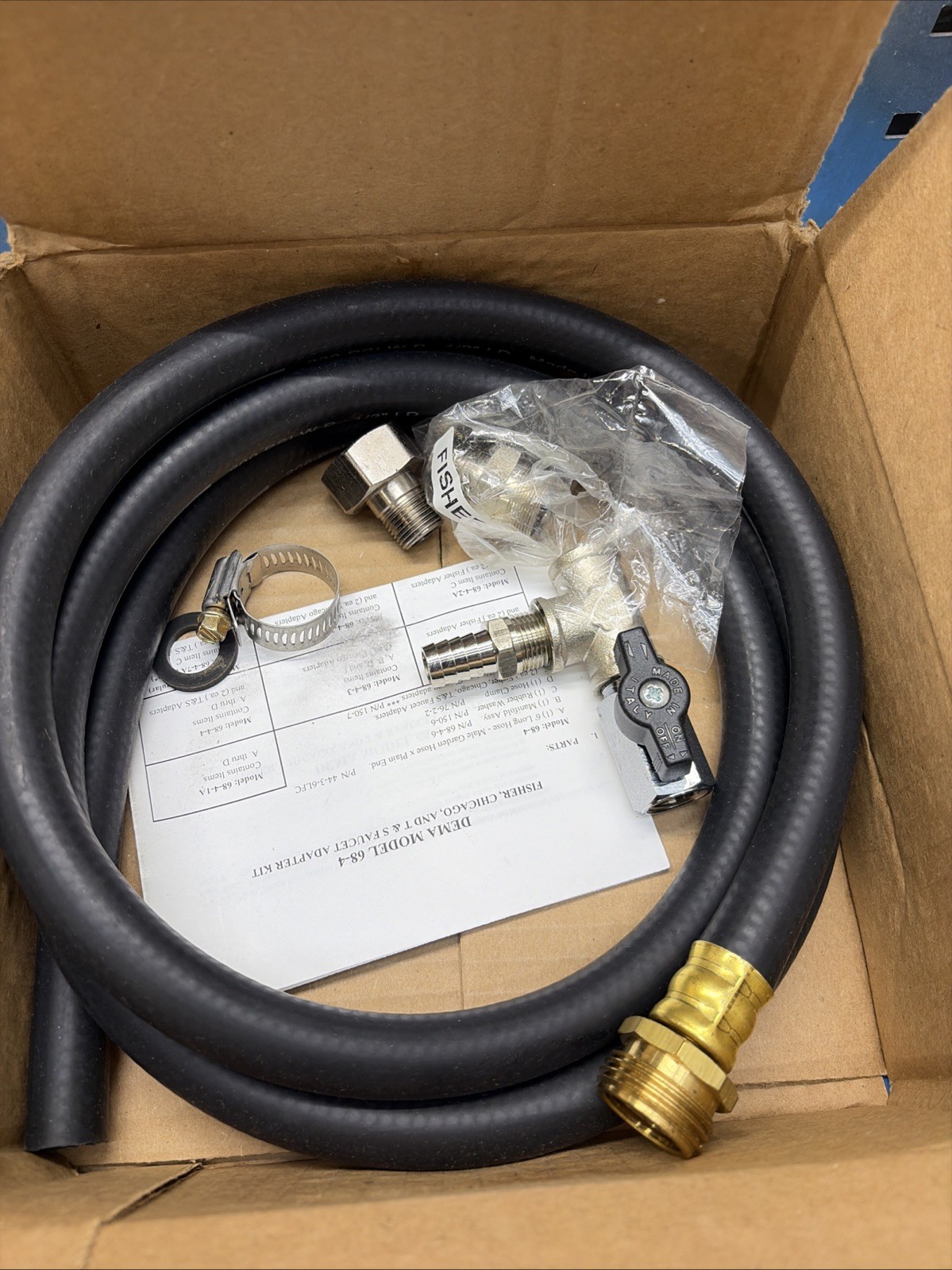 DEMA Engineering 68.4.2 Faucet Adapter Kit For Chemical Dispensing NIB