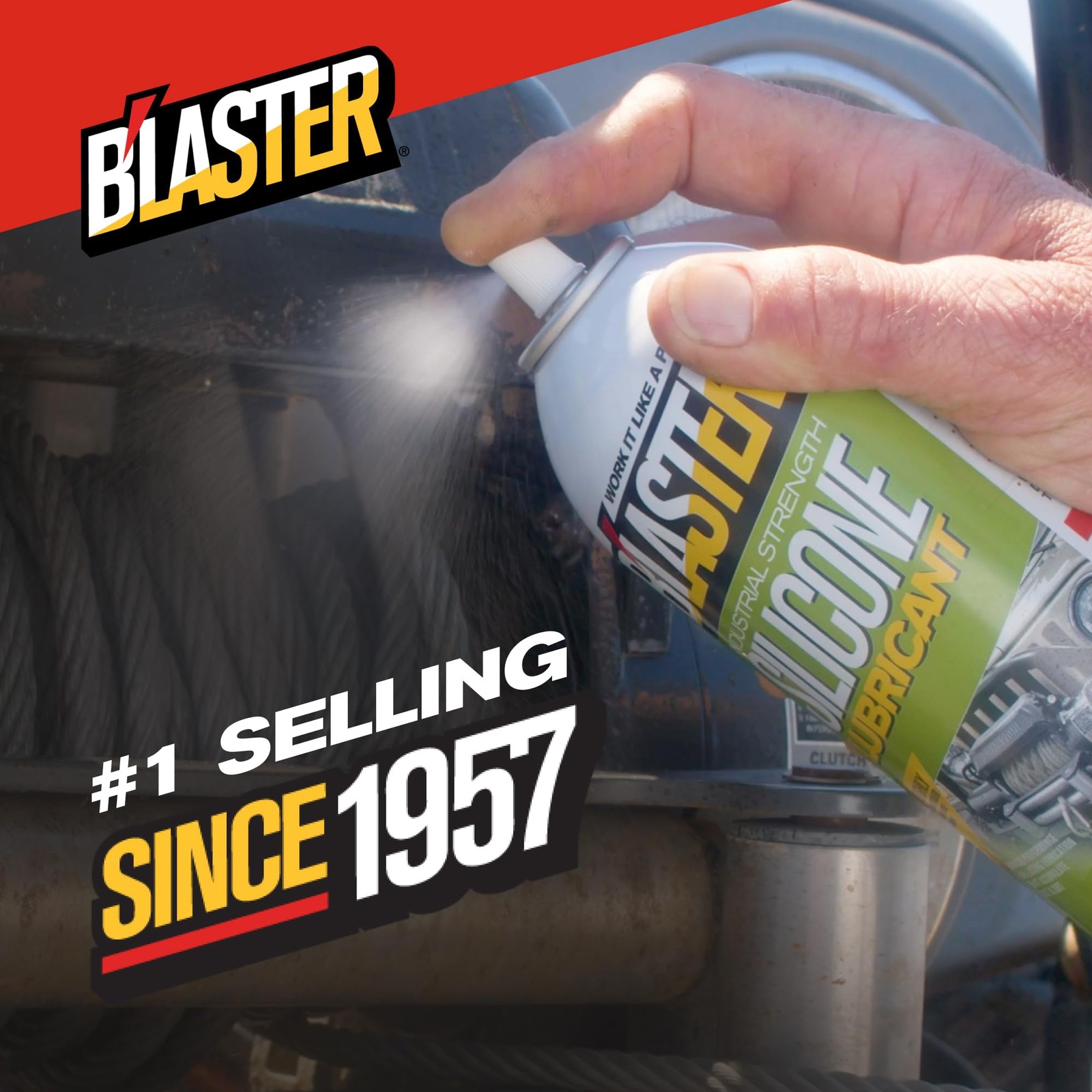 B’Laster Silicone Lubricant Spray, 11 oz Aerosol Cans (12-Pack) – Silicone Sp…