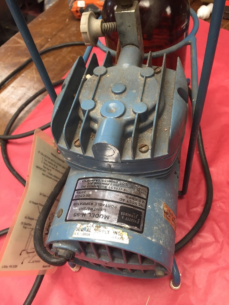 Everest & Jennings H-95 Lightweight Portable Aspirator Machine
