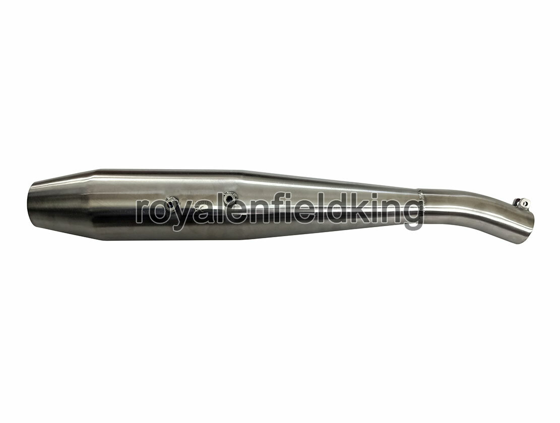 Fit For Royal Enfield GT 535 Cafe Racer Red Rooster Performance Exhaust Silencer